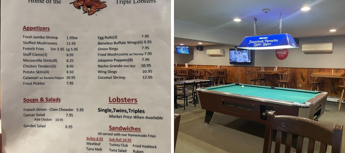 Wheelock inn Menu